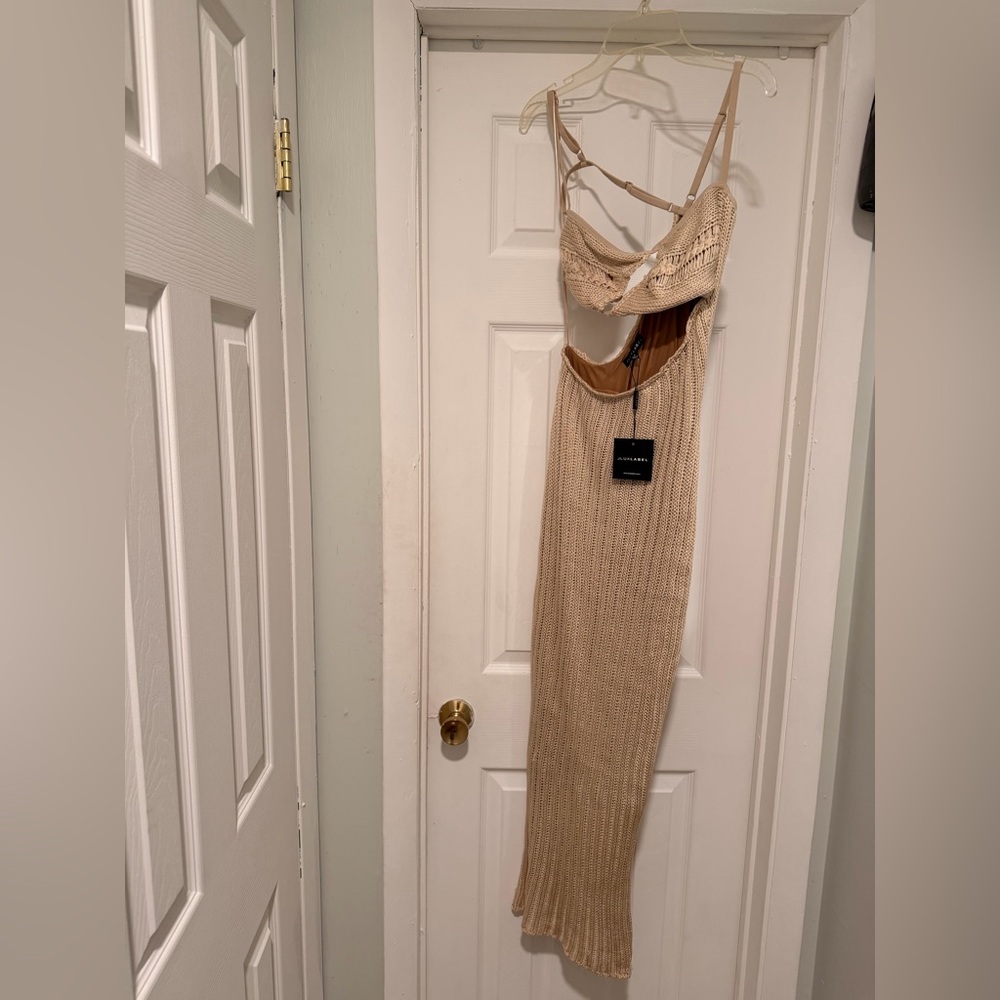 JLUXLABEL Beige Maxi Dress